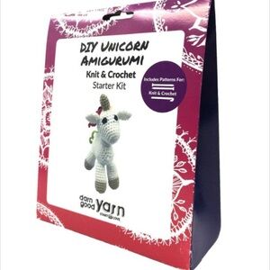 Darn Good Yarn - Unicorn Amigurumi Crochet Kit